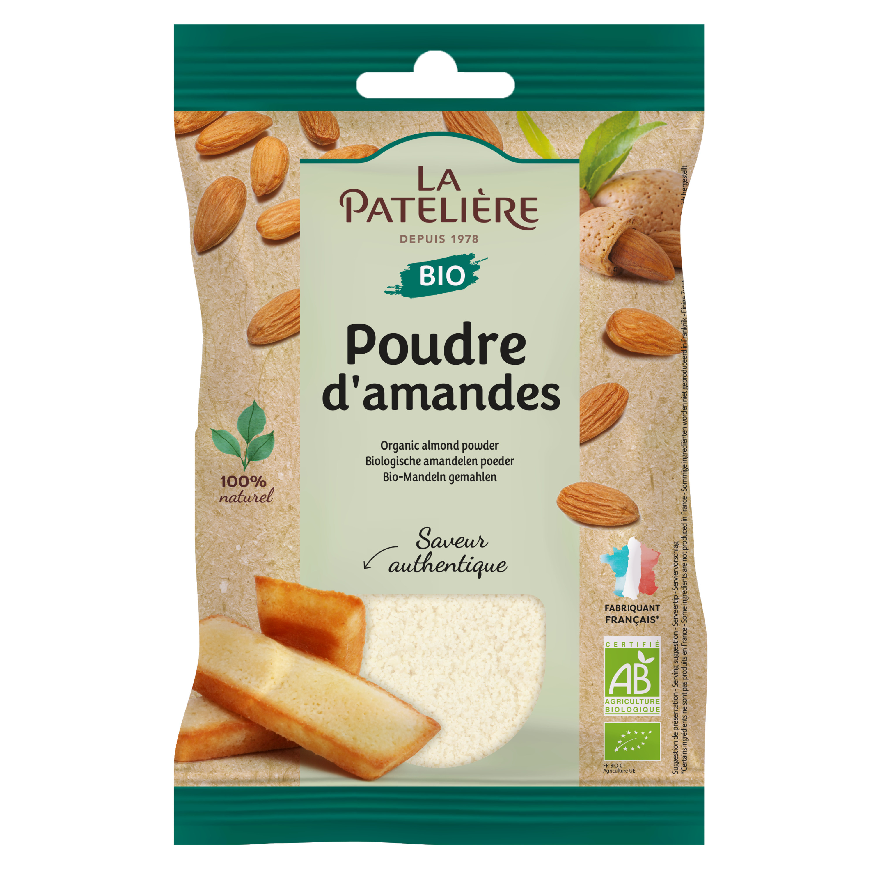 La Pateliere Amandes effilées bio 