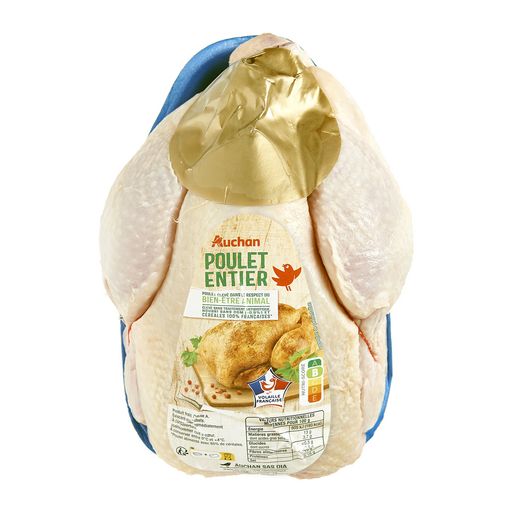 LYRE Poulet entier blanc filière responsable plein air bio 1,350kg