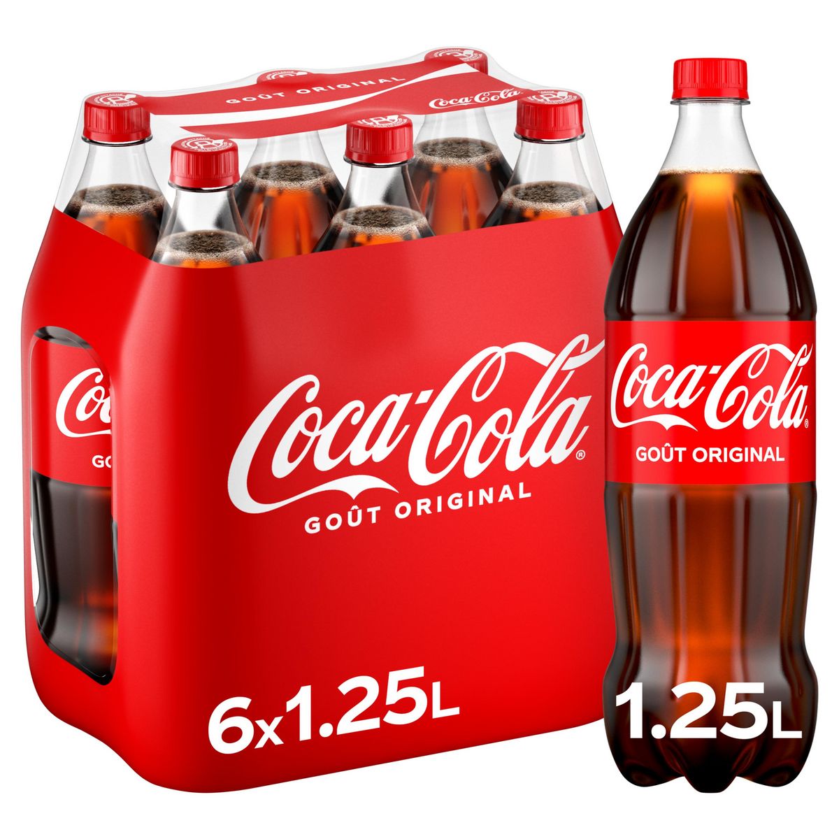 Coca Cola Boisson Gazeuse Aux Extraits V G Taux Go T Original X L Pas Cher Auchan Fr