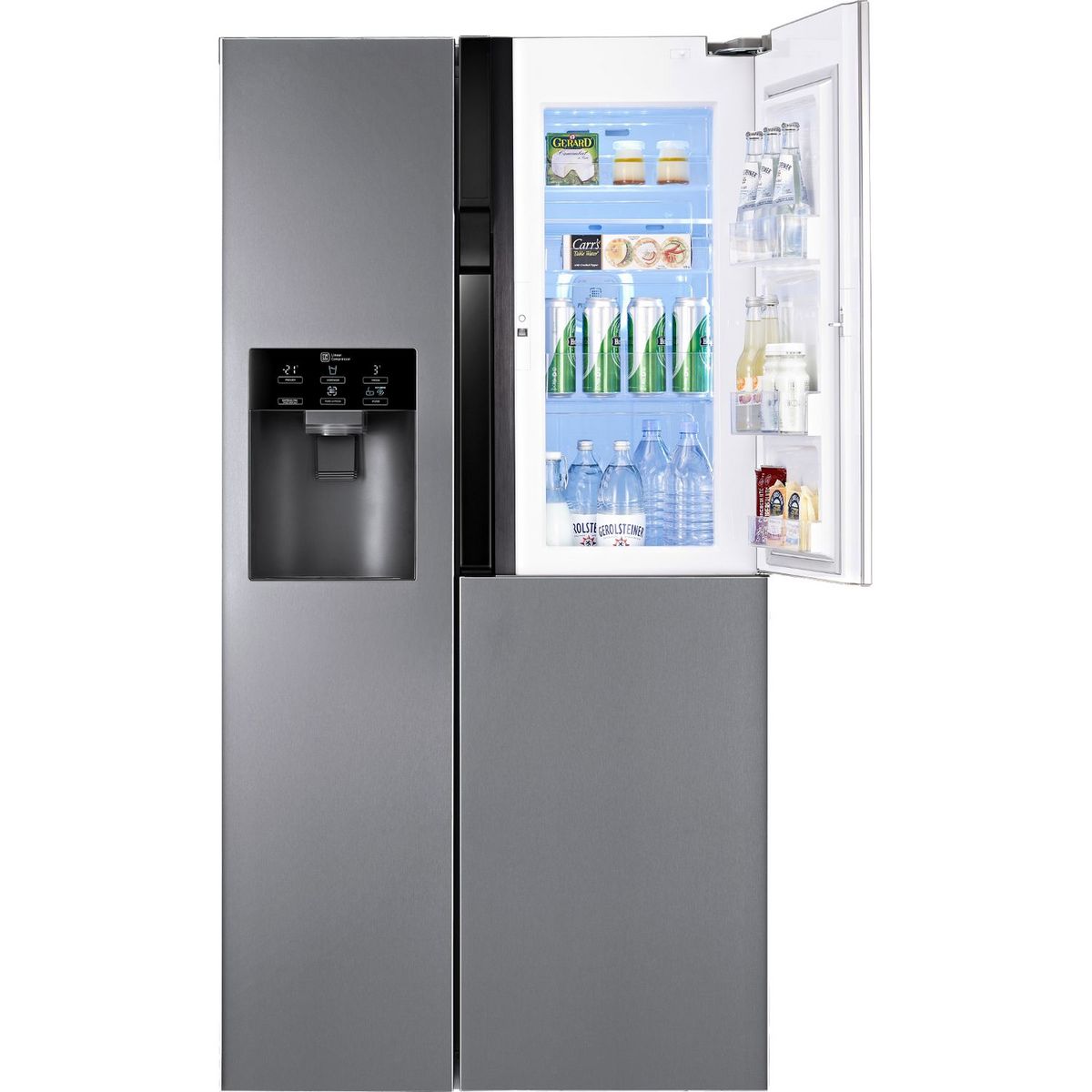 LG Réfrigérateur américain GSJ360DIDV, 606 L, Froid ventilé No frost, F pas  cher 
