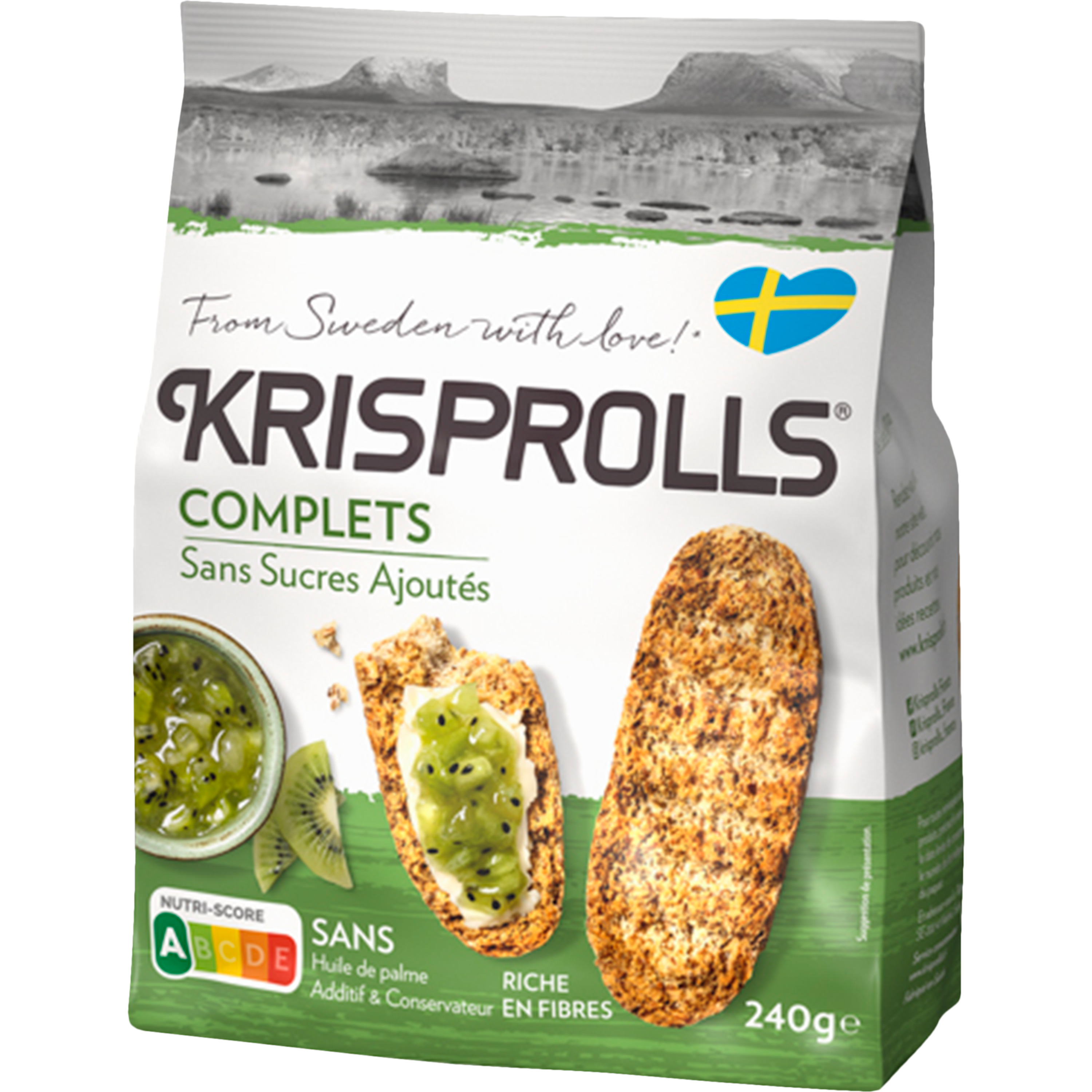 KRISPROLL SANS SUCRE 240 G – épicerie les 3 gourmets