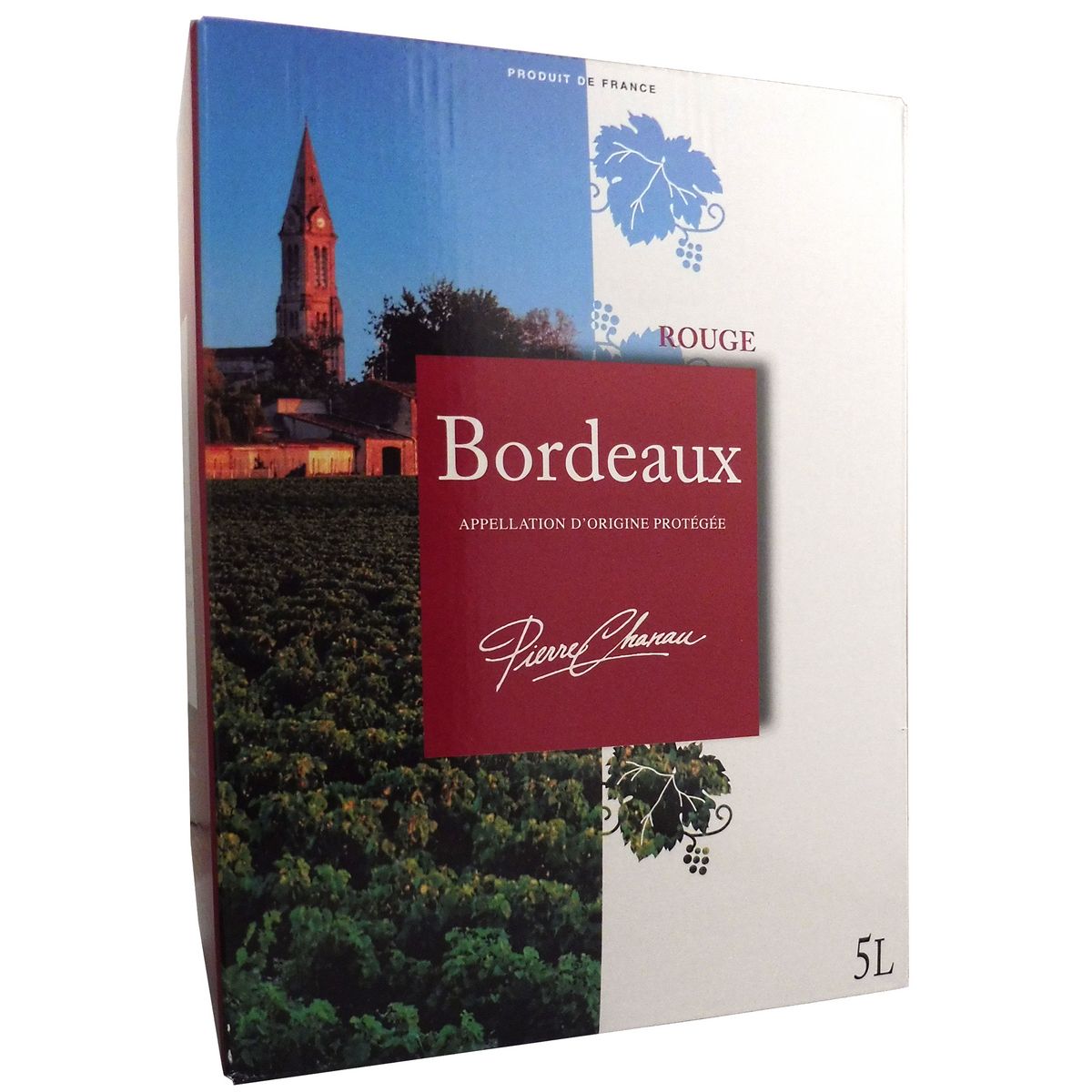 PIERRE CHANAU AOP Bordeaux rouge Grand format 5L