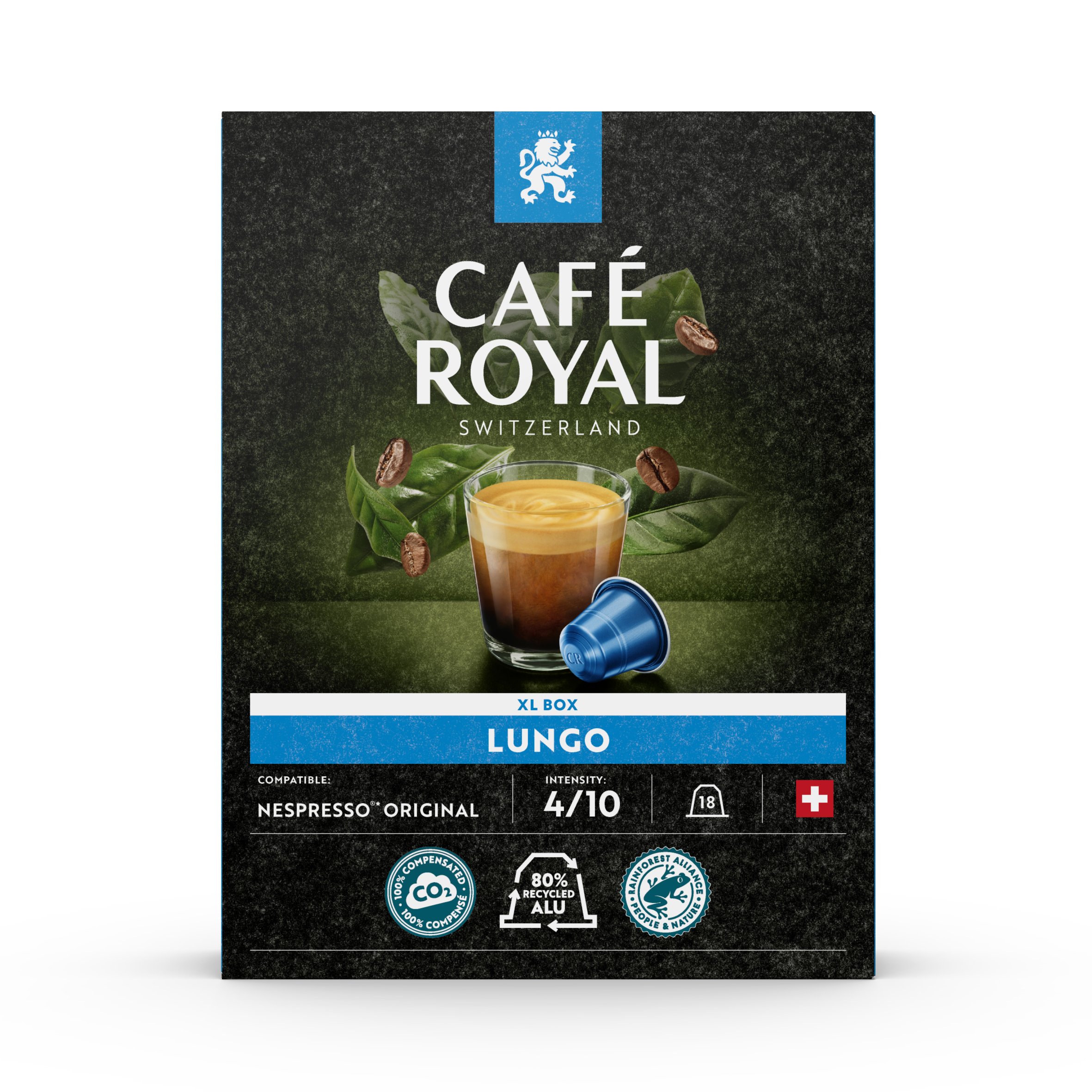 CAFE ROYAL Capsules de café lungo 10 CAPSULE 52g – épicerie les 3