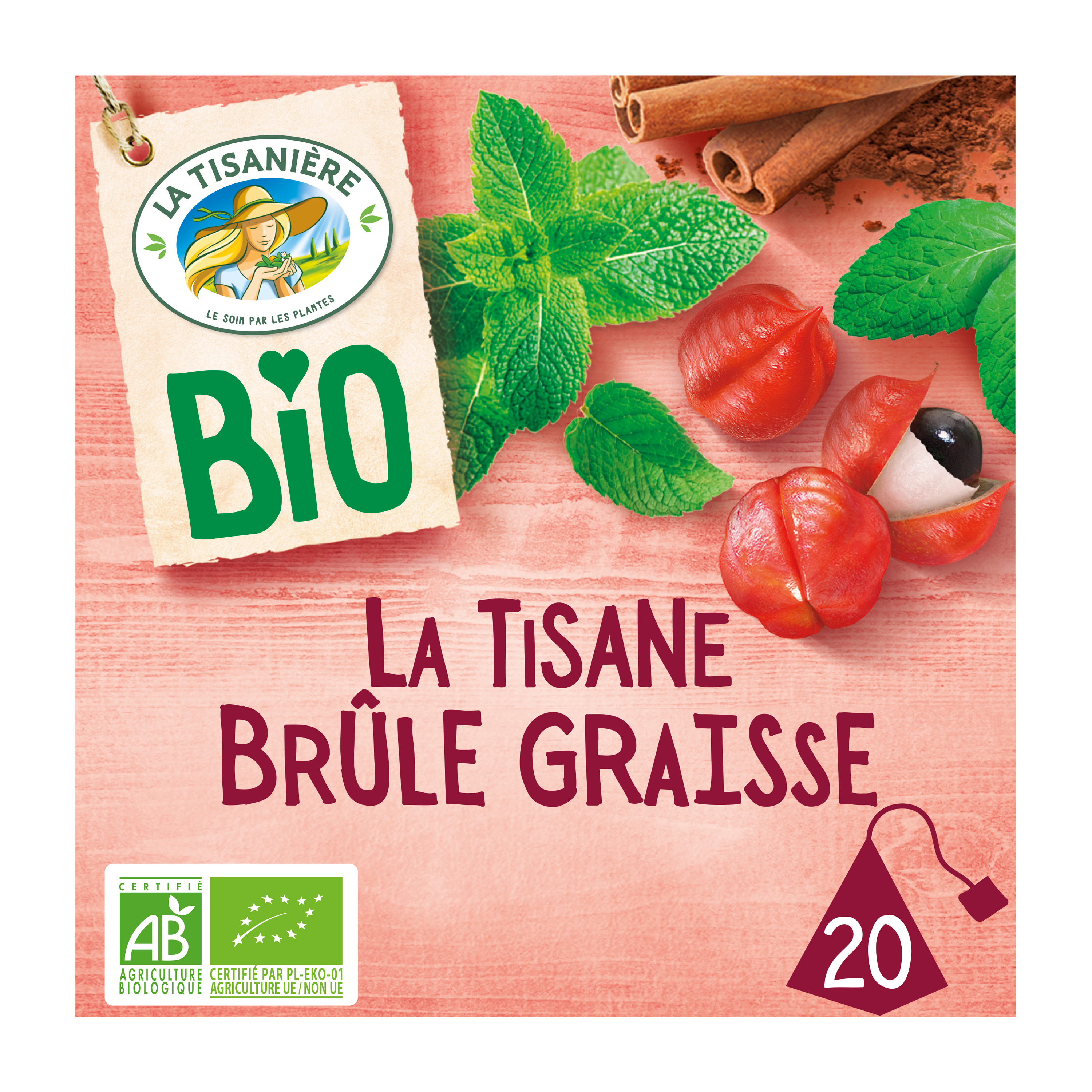 Livraison à domicile La Tisanière La tisane detox bio, 20 sachets