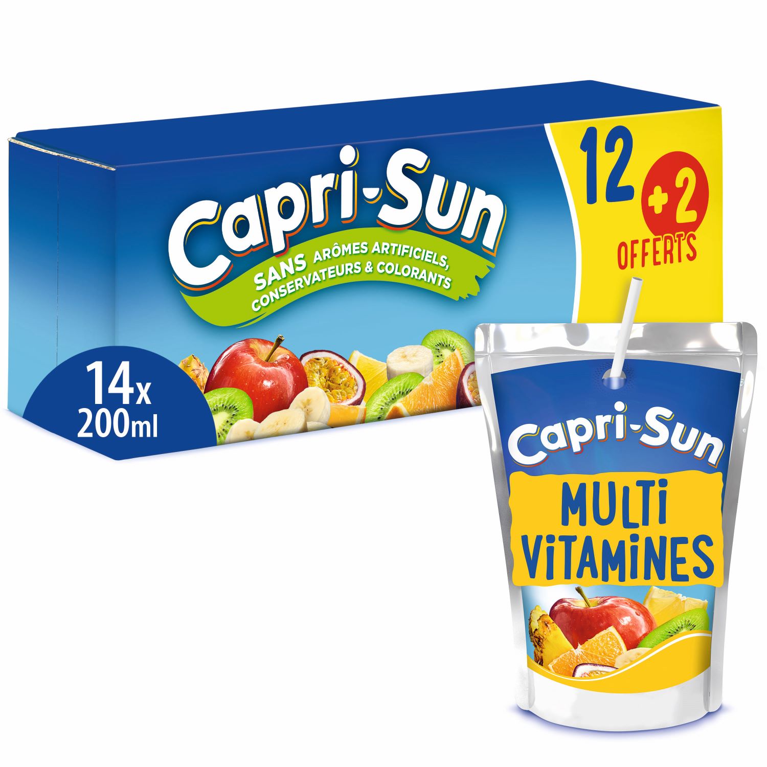 Boissons aux fruits caprisun multi vitamines 8*20 cl - Drive Z'eclerc