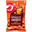 AUCHAN Cacahuètes enrobées goût paprika 125g