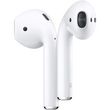 apple ecouteurs sans fil airpods 2 + etui de charge filaire - bluetooth - blanc