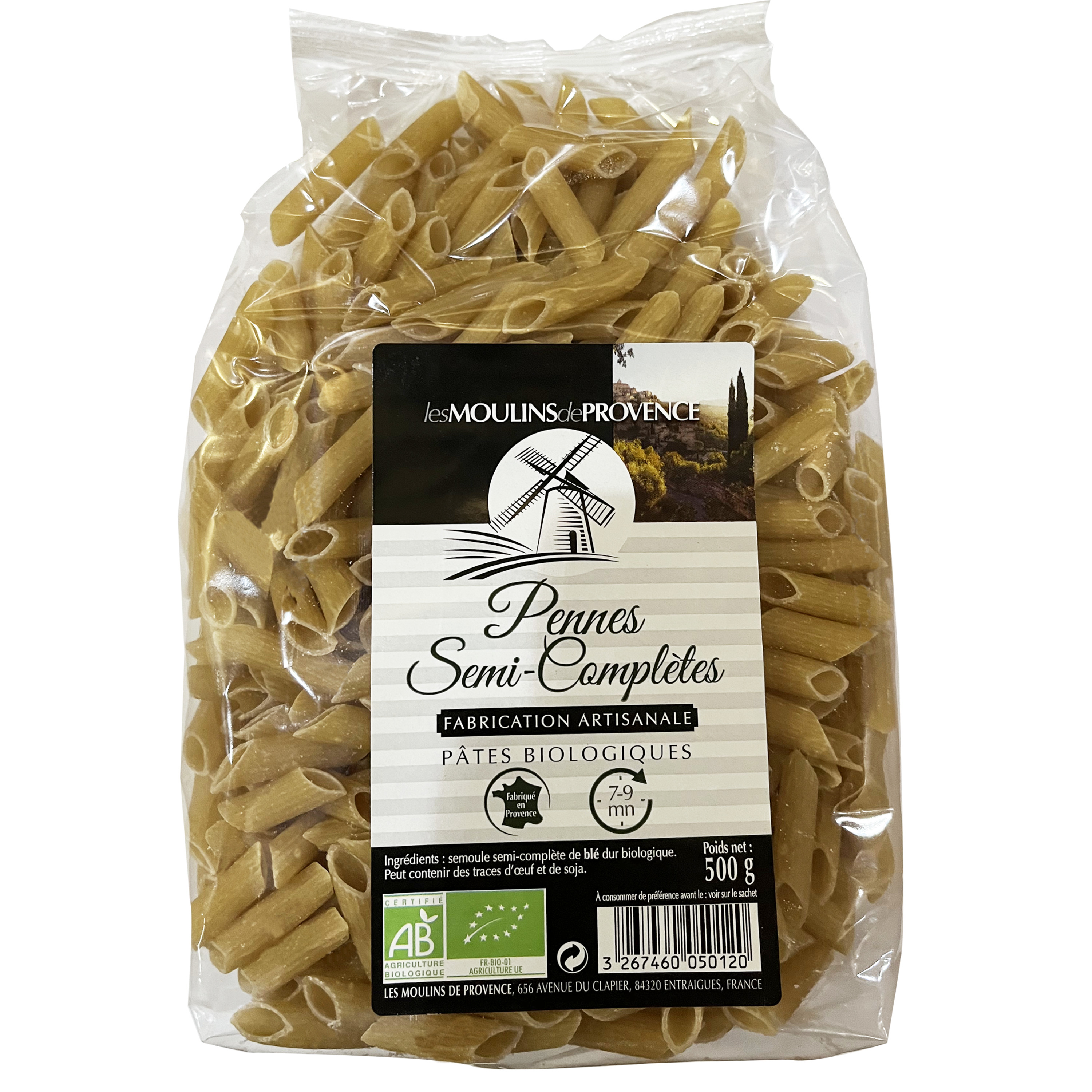 Pâtes - Penne Semi complètes