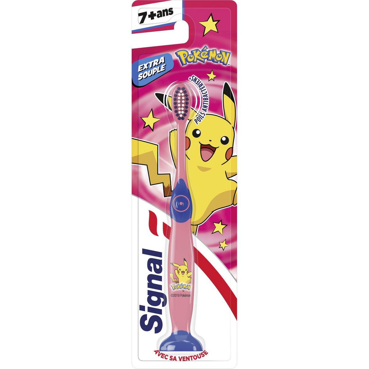 SIGNAL Brosse à dents enfants extra souple poils antibactériens Pokémon 1 pièce
