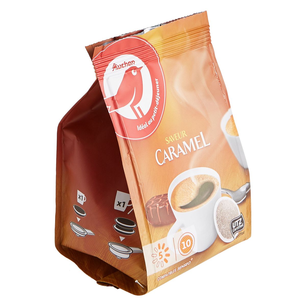 Senseo, 16 dosettes souples de café au lait compatibles Senseo