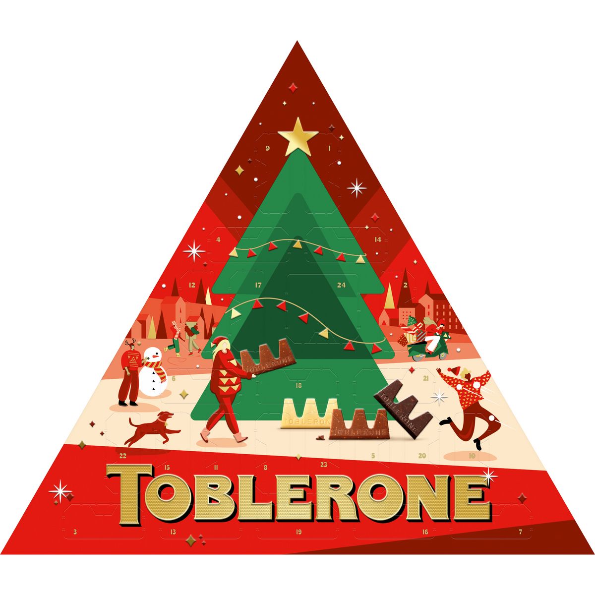 TOBLERONE Calendrier de l'Avent 200g pas cher - Auchan.fr