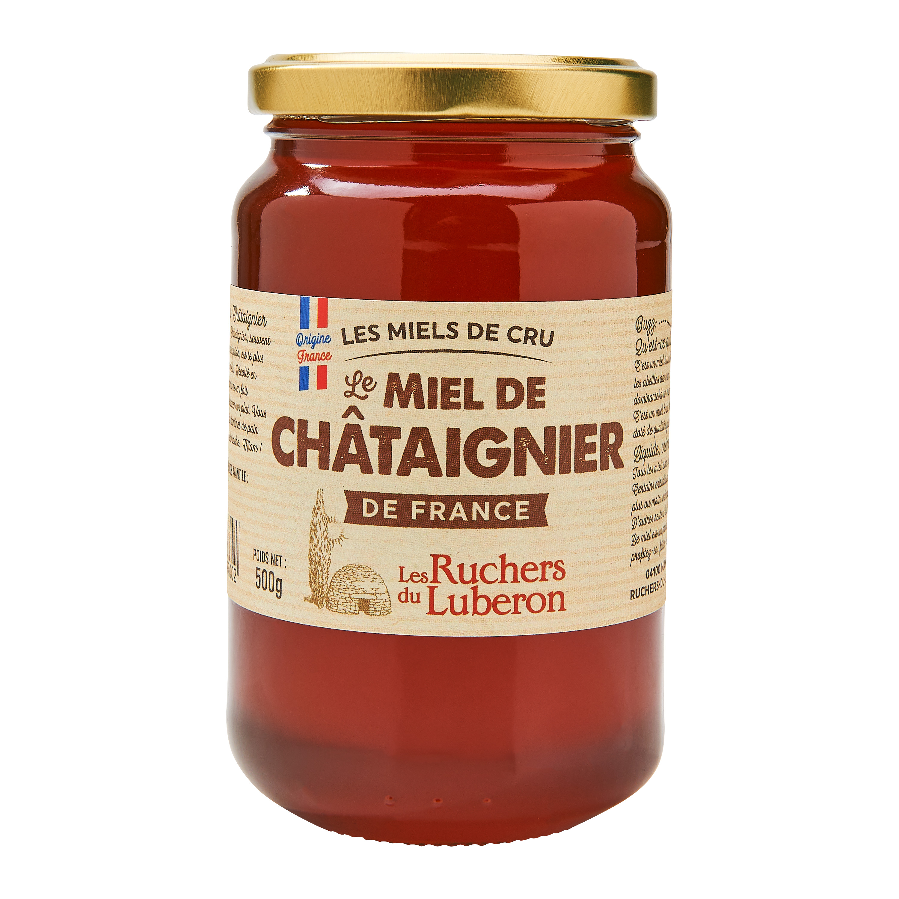 Miel de châtaignier BIO 500g - Provence - France