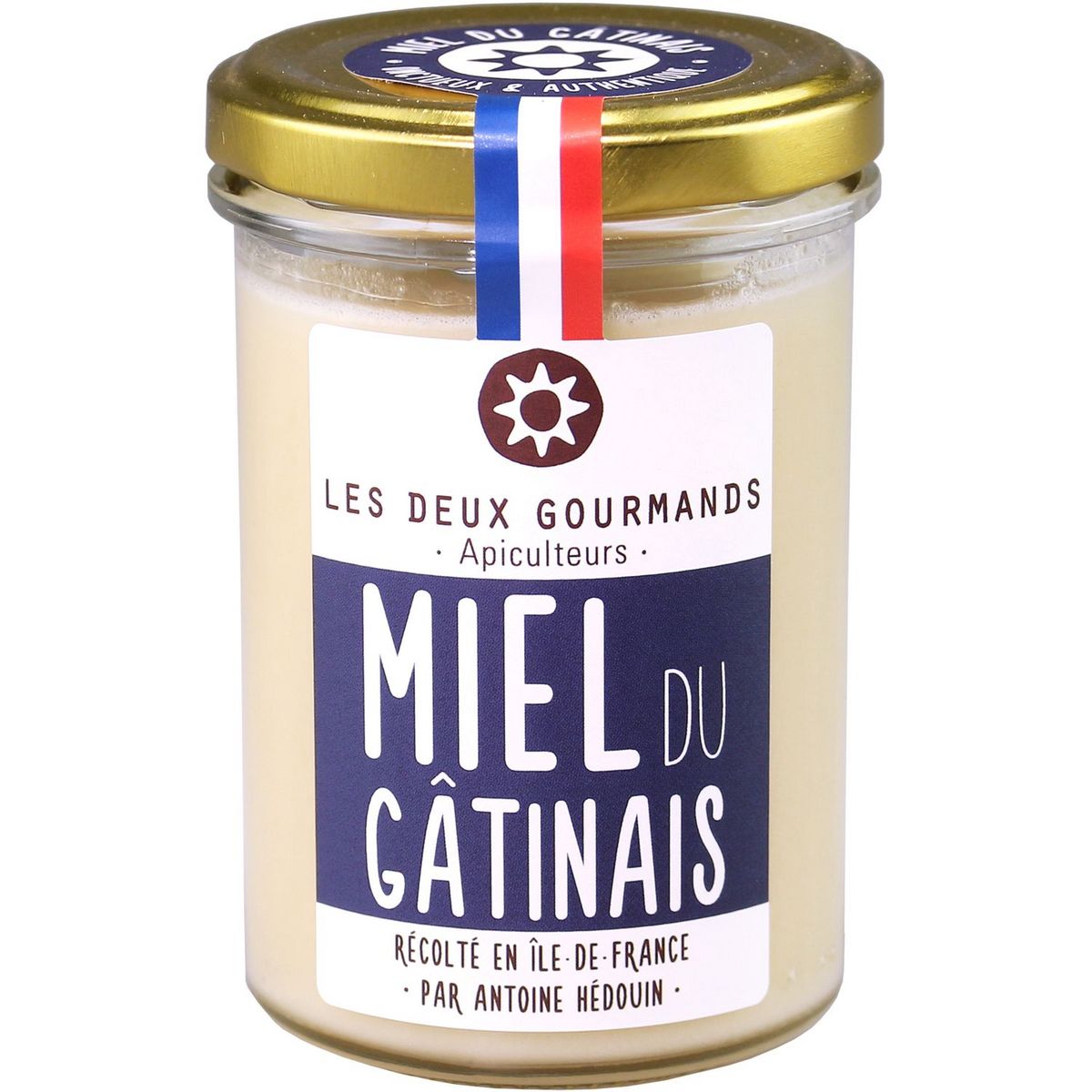 LES DEUX GOURMANDS Miel du Gâtinais crémeux 250g