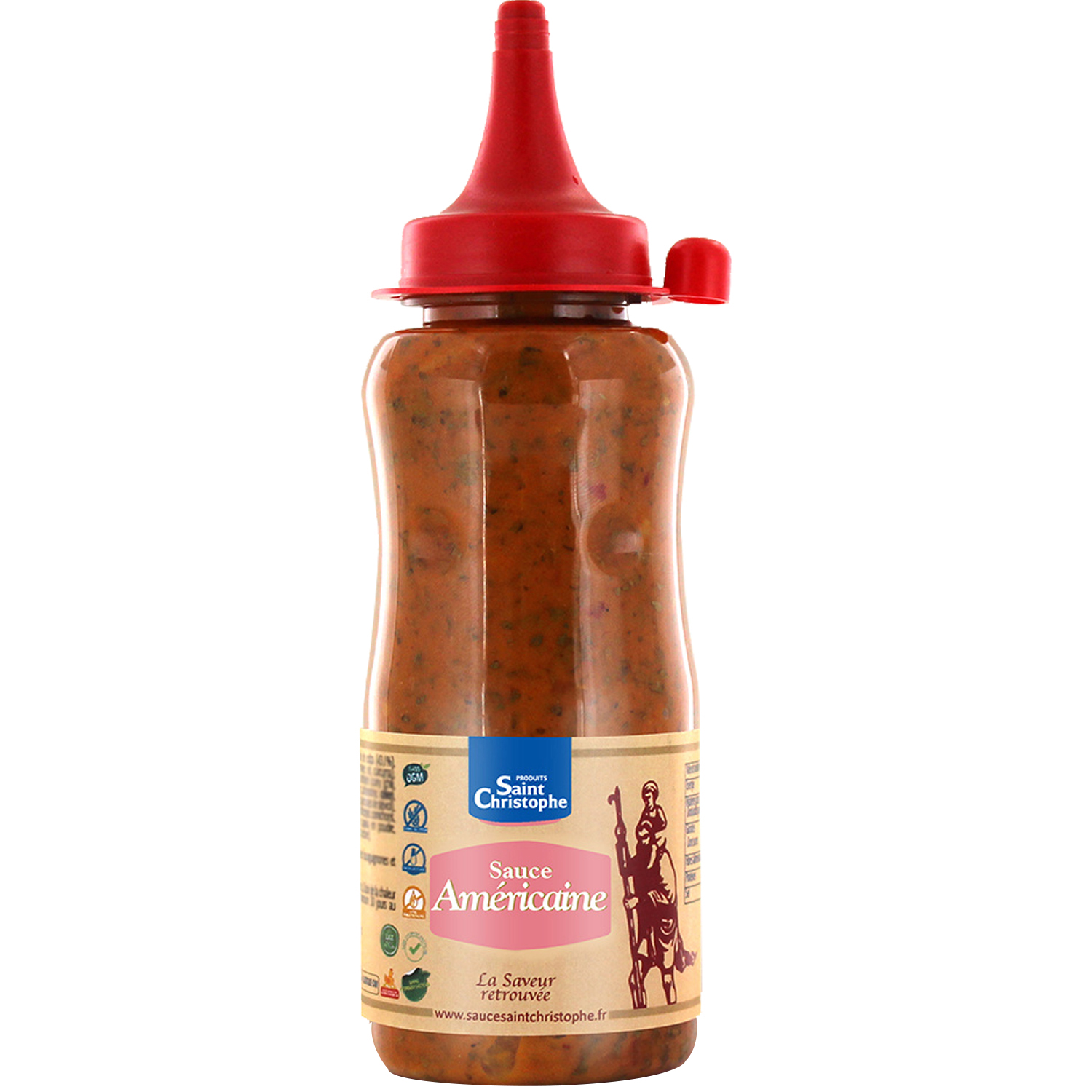 ST CHRISTOPHE Sauce américaine flacon souple 25cl pas cher - Auchan.fr