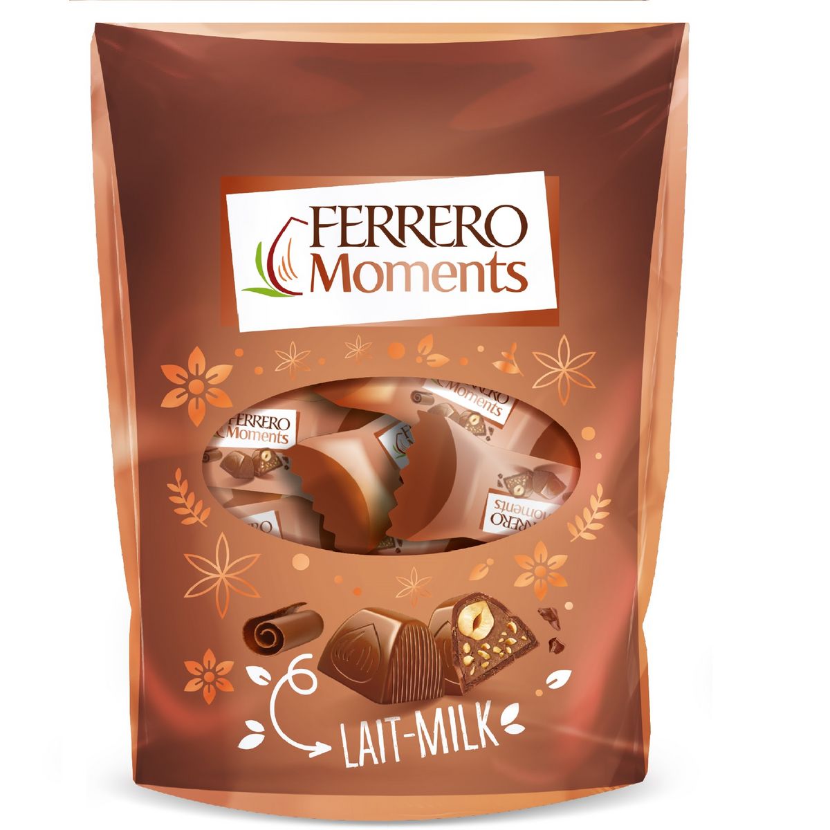 Sachet de pièces en chocolat au lait