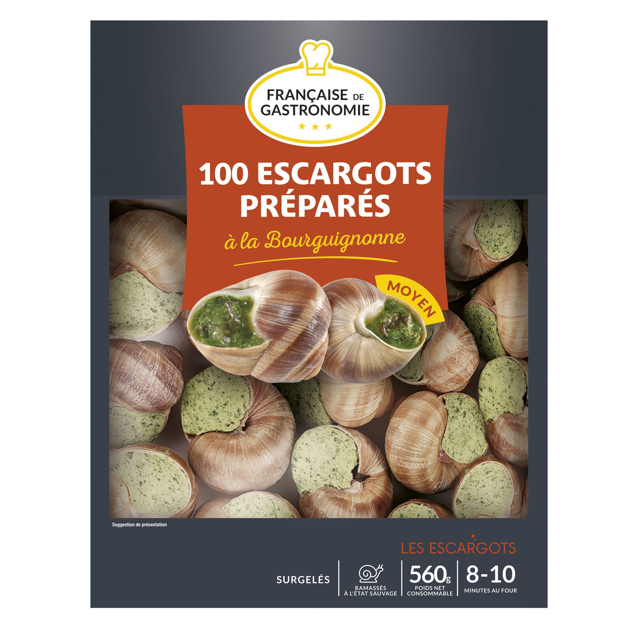 AUCHAN : Escargots préparés à la bourguignonne - chronodrive