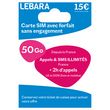 lebara carte sim prépayée sans abonnement