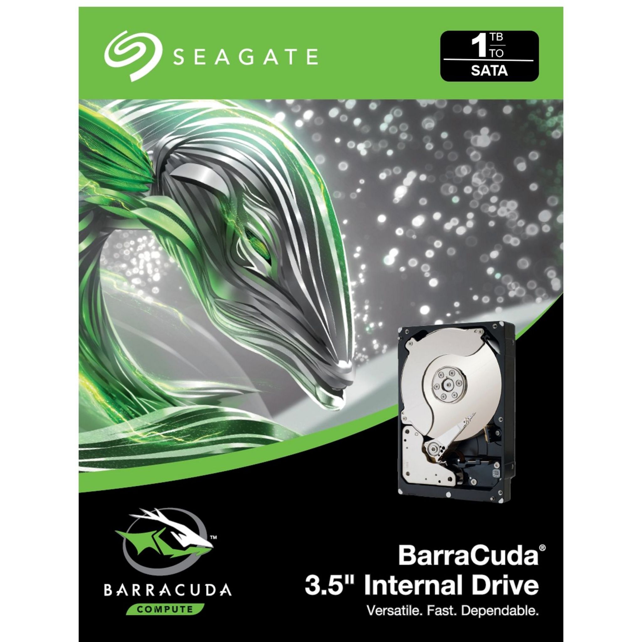 SEAGATE - Disque dur Interne - BarraCuda - 1To - 5 400 tr/min