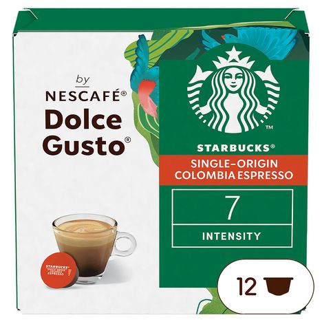 STARBUCKS Capsules de café au lait compatibles Dolce Gusto 12 capsules  121.2g pas cher 