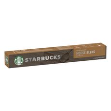 STARBUCKS Capsules de café house blend lungo intensité 8 compatibles Nespresso 10 capsules 57g