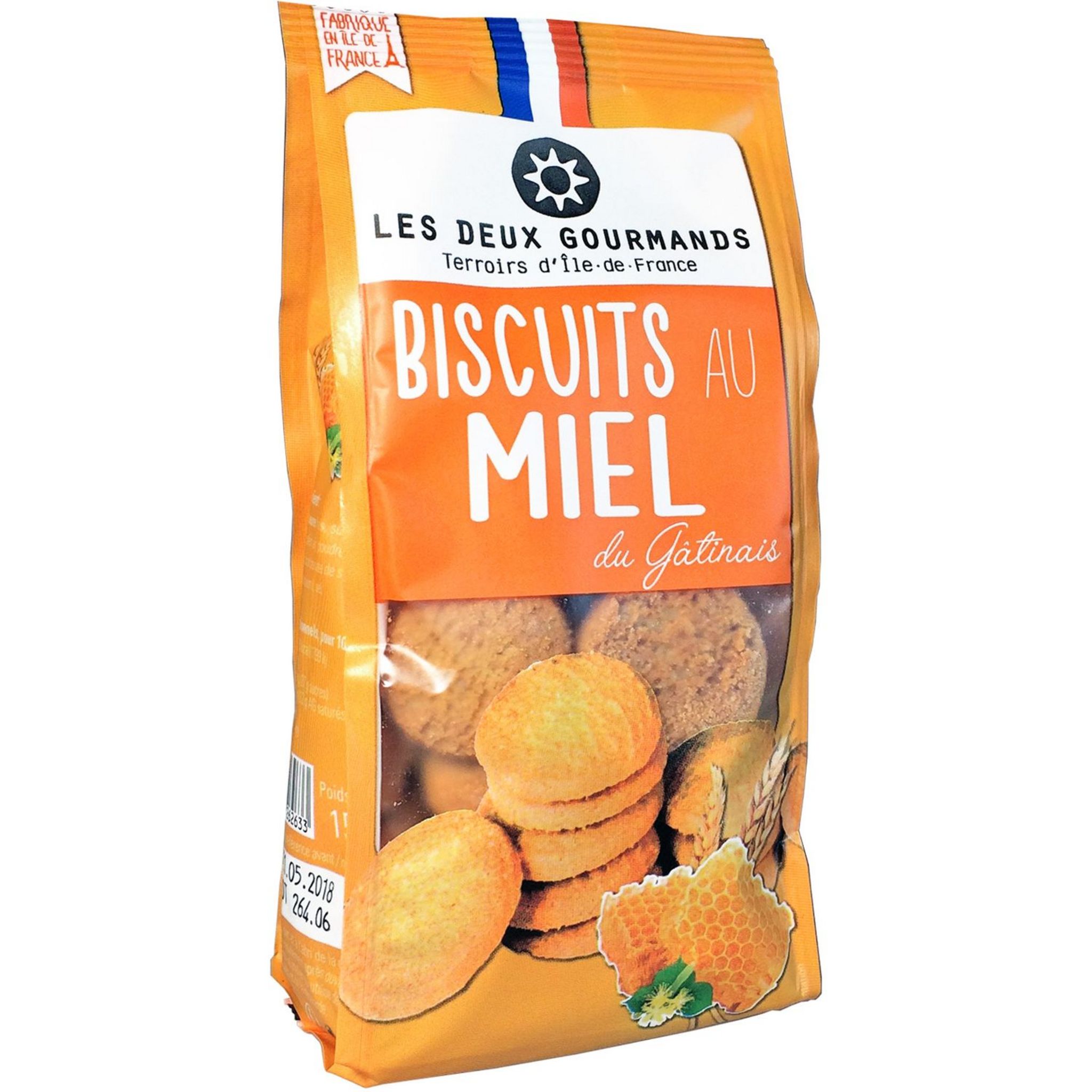 GERBLE Biscuits fourrés cacao sans sucres sachets fraîcheur 4x3