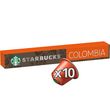 STARBUCKS Capsules de café Colombie intensité 7 compatibles Nespresso 10 capsules 57g