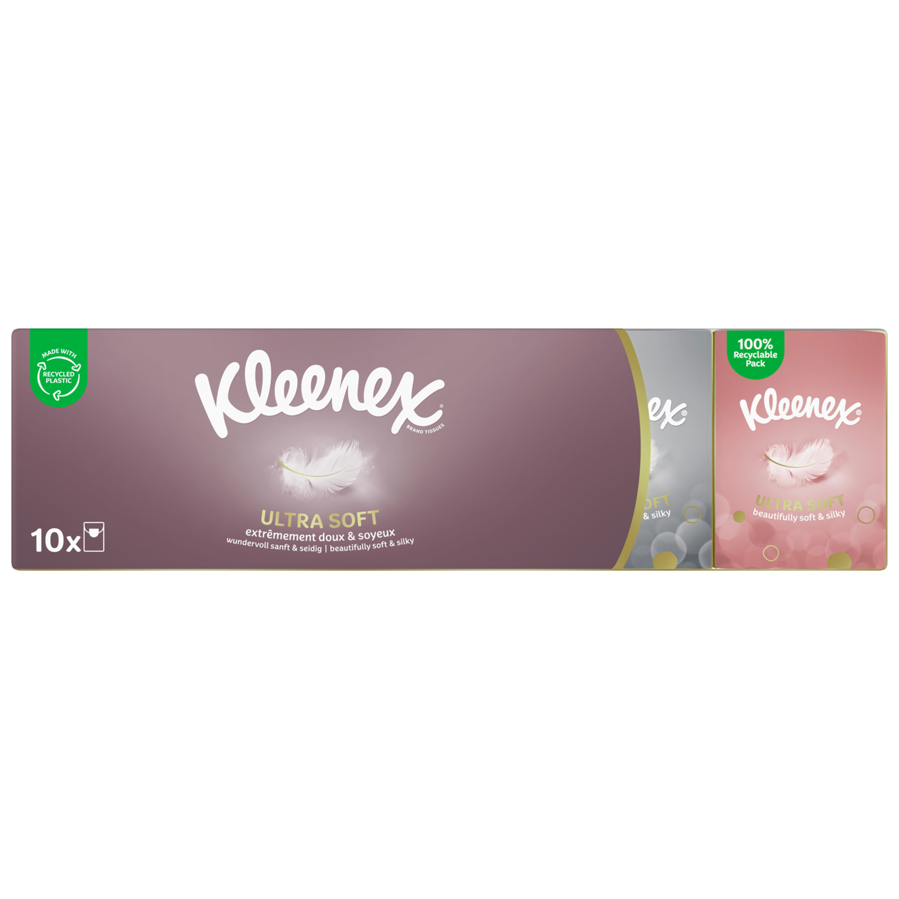 KLEENEX Mouchoirs ultra soft 20 paquets + 2 offerts pas cher 