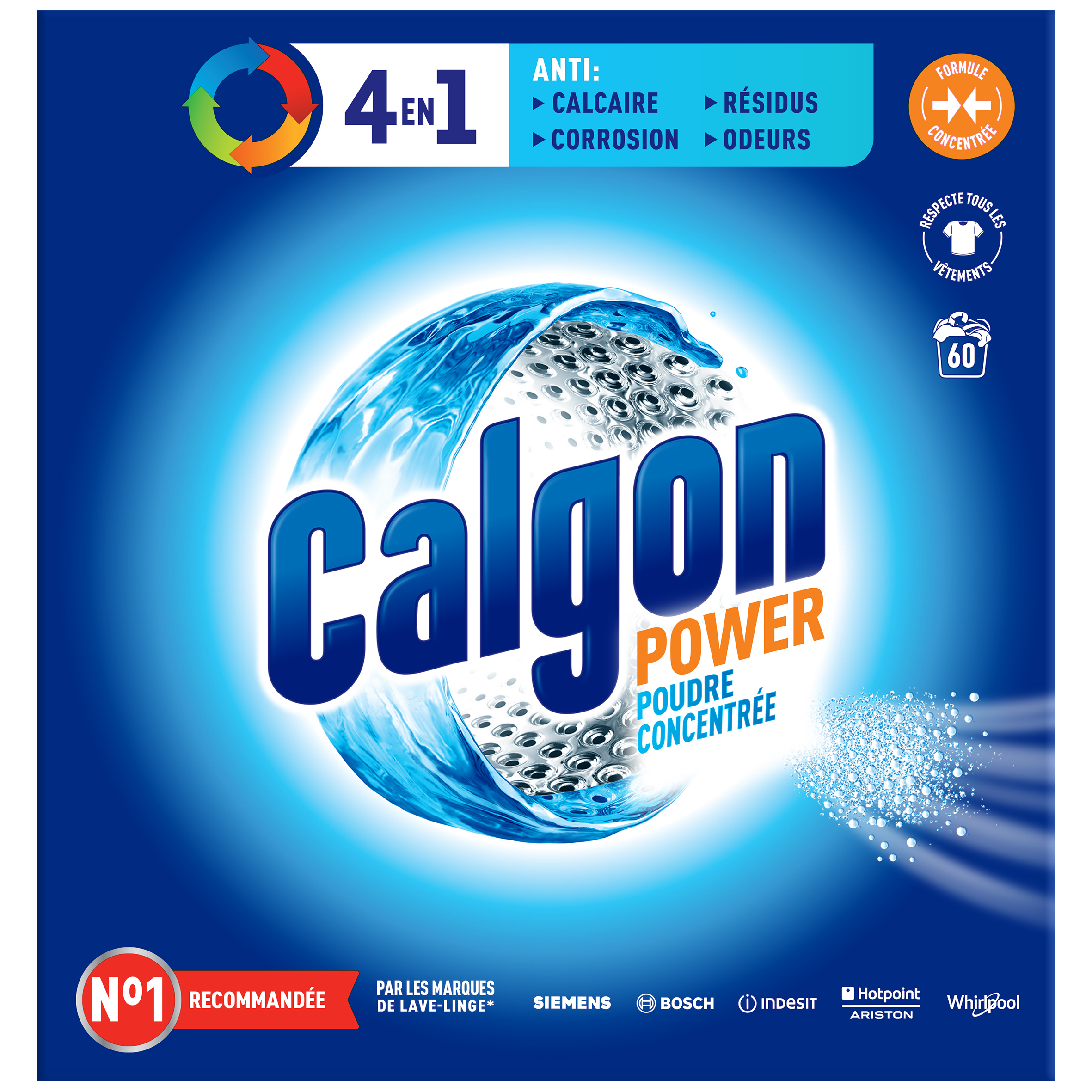 Calgon poudre 4 en 1 (Calgon, 1,5kg)