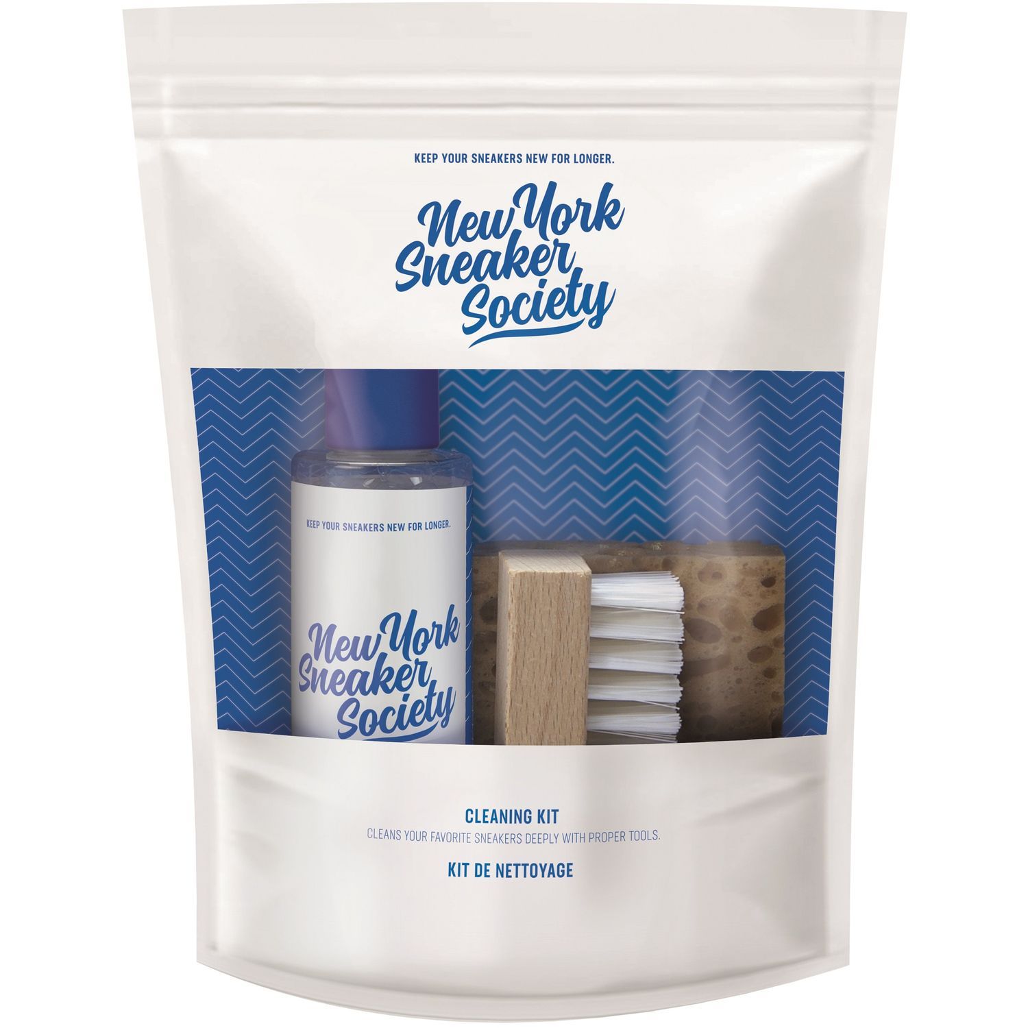 NEW YORK SNEAKER SOCIETY Kit de nettoyage pour baskets 3 produits