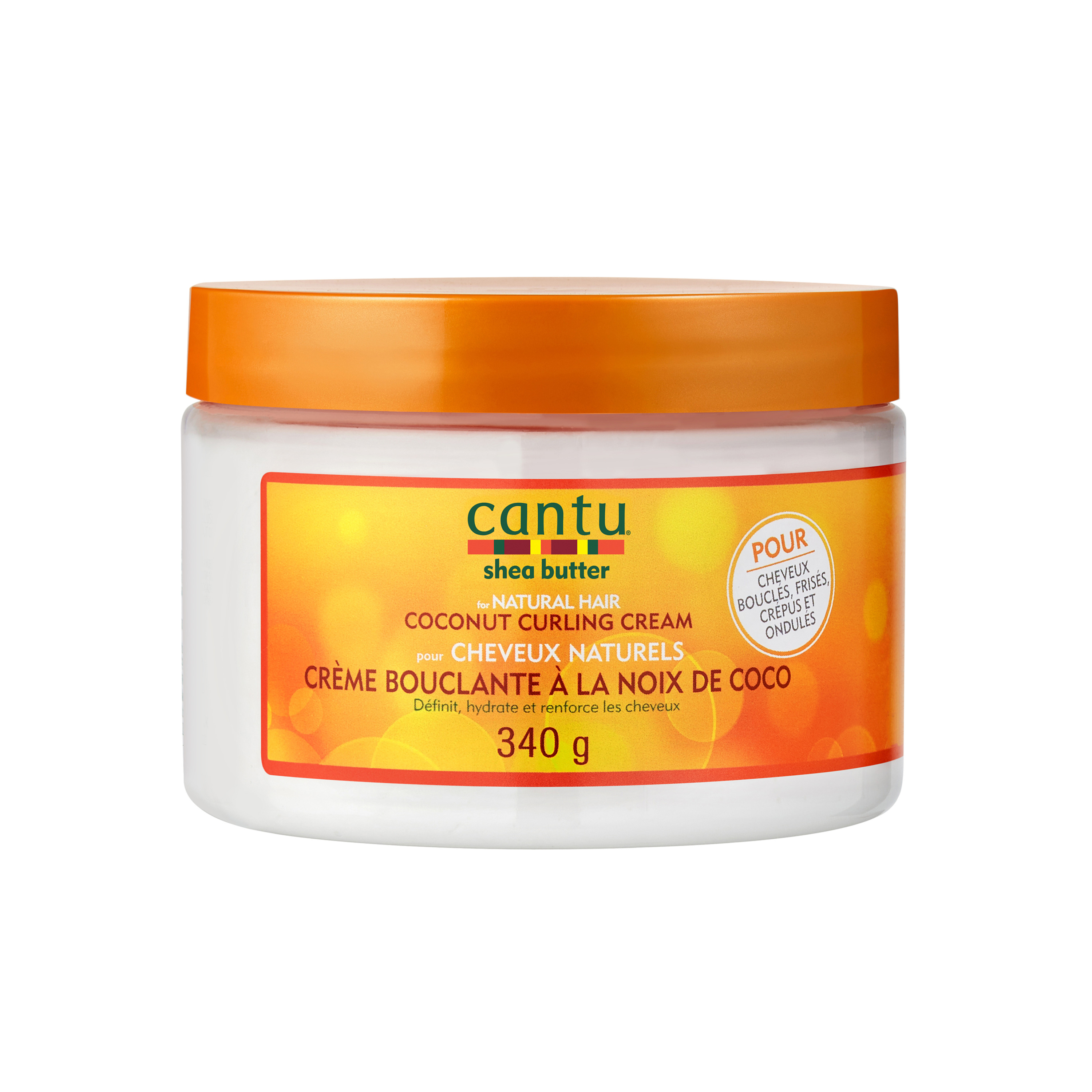 CANTU Crème bouclante à la noix de coco pour cheveux bouclés, frisés,  crépus et ondulés 340g pas cher 