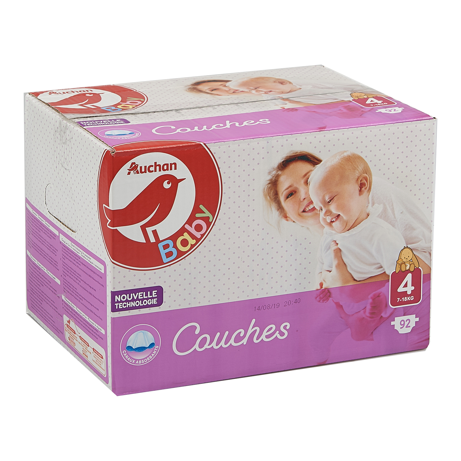 BEBE CHOU couches junior, Couche taille 4 , Maxi 9-18 kg