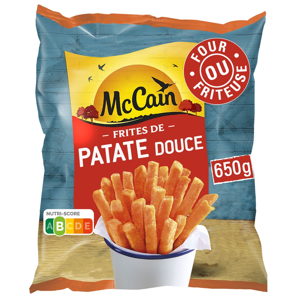 MCCAIN Frites de patate douce 500g