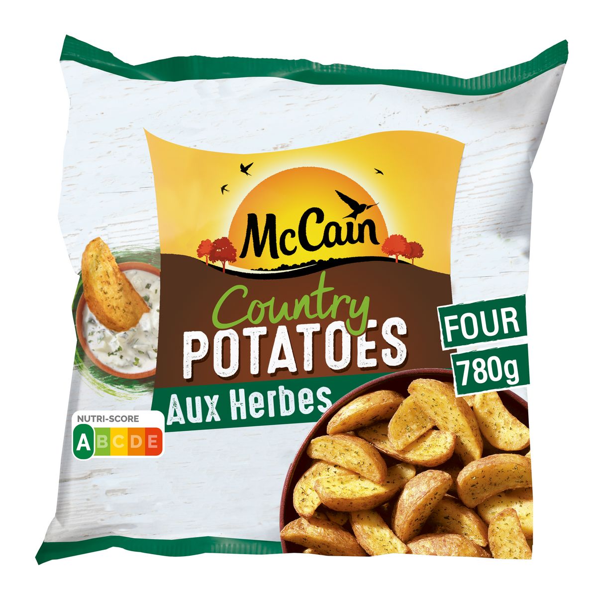 MCCAIN Country potatoes aux herbes 780g