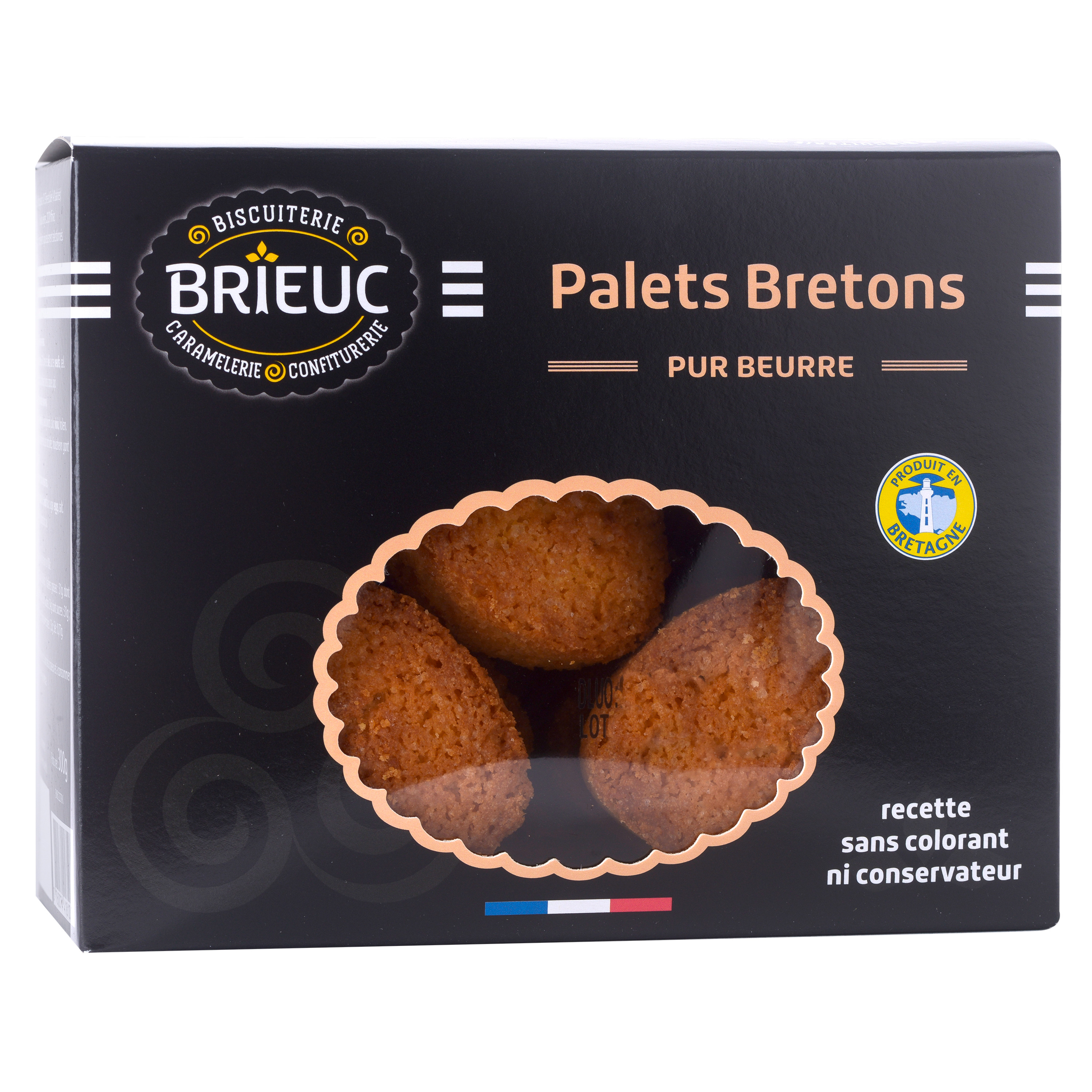 Auchan palets bretons pur beurre 125g