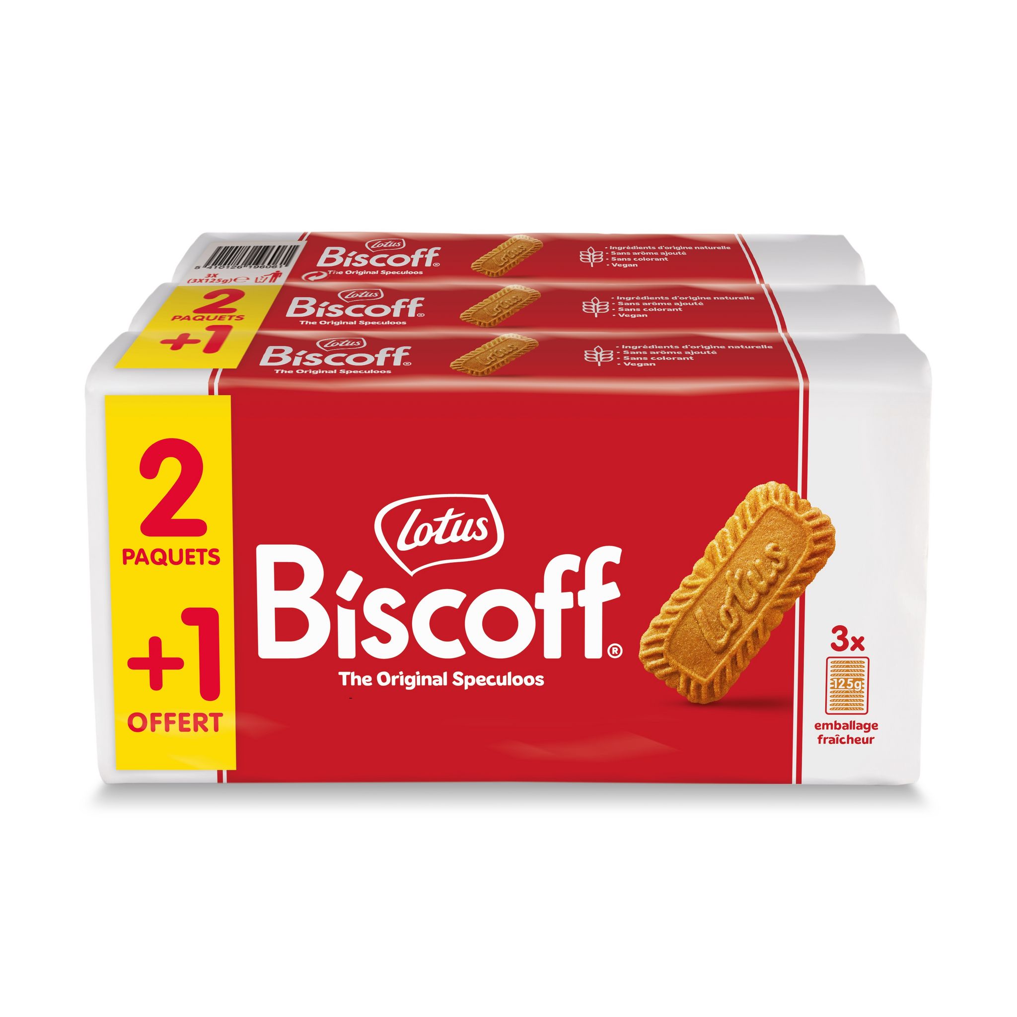 Biscuits spéculoos Lotus bakeries 2x125g sur