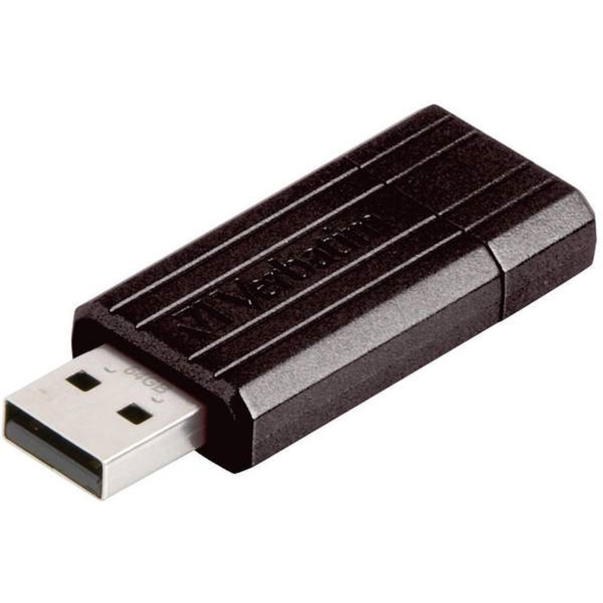 VERBATIM Clé USB Stripe 64Go USB 2.0 noire