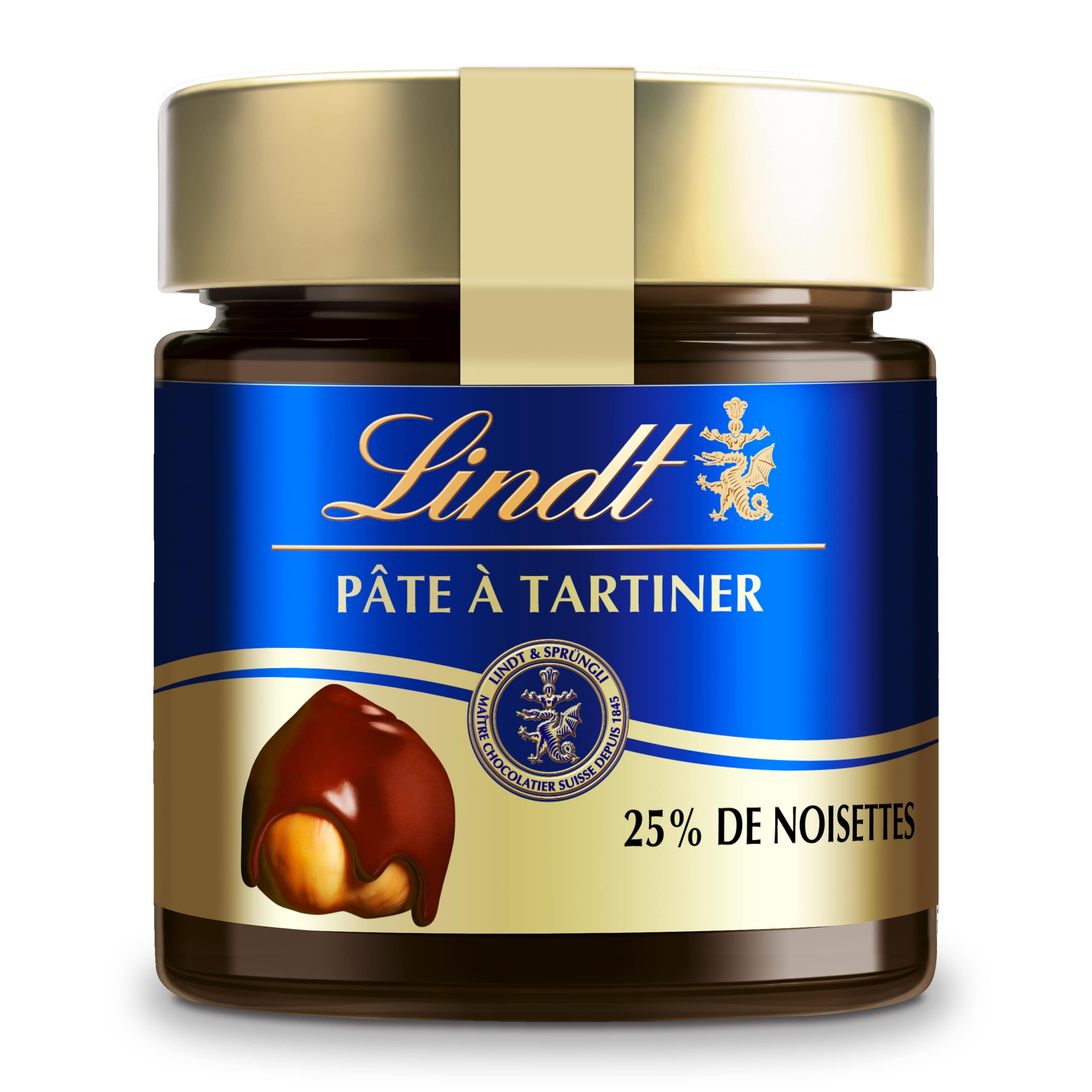 Pâte à Tartiner LINDT Lait 40% Noisettes 200g
