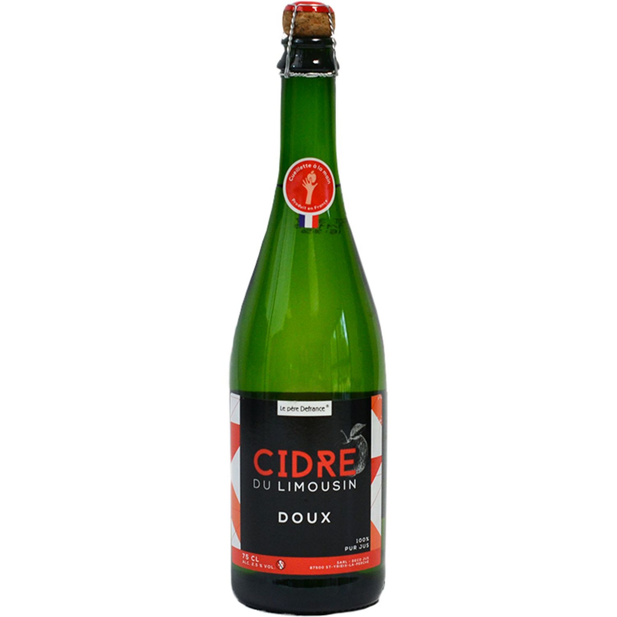 Cidre DOUX 100% pur jus