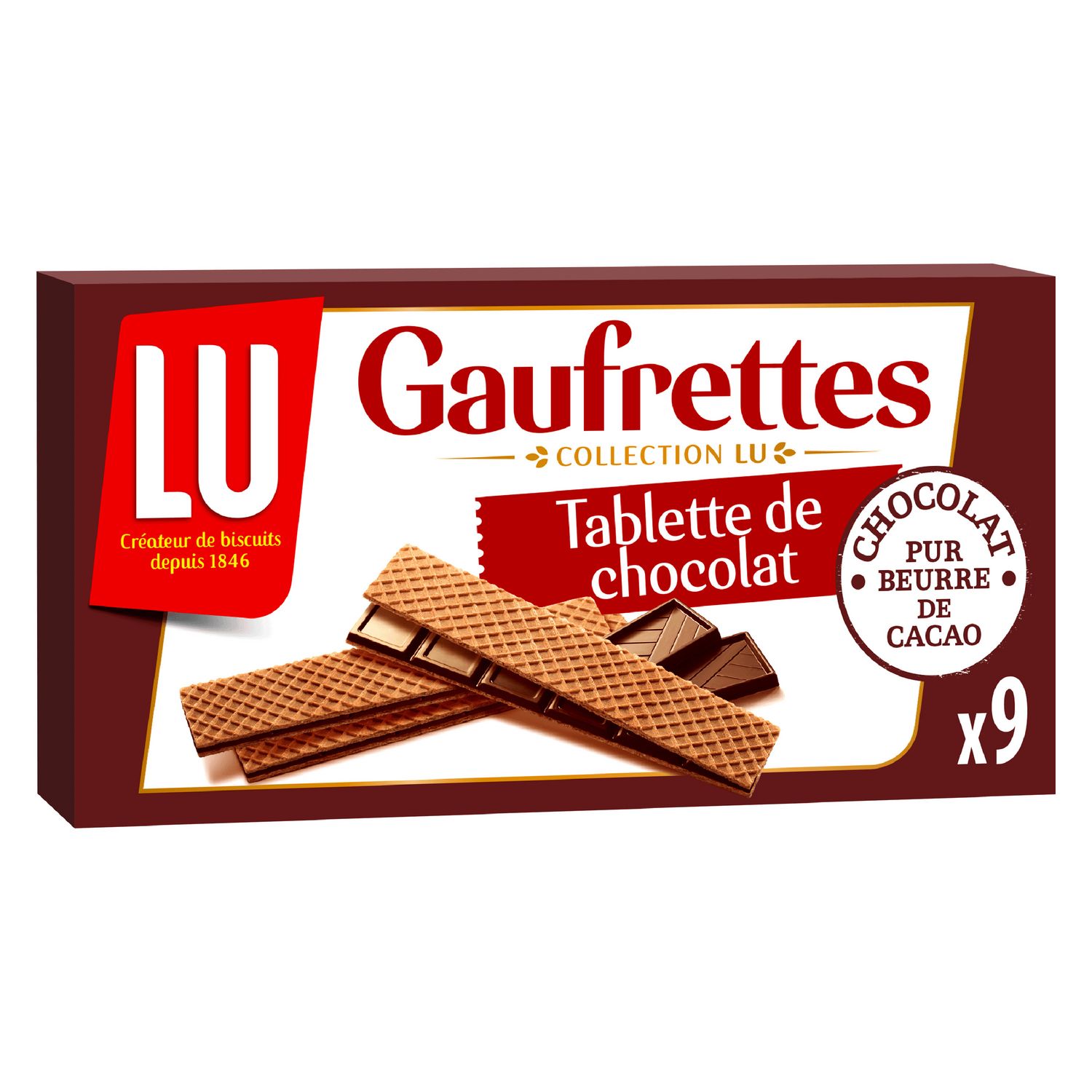 Gaufrette chocolat cha-cha 27 g Lu