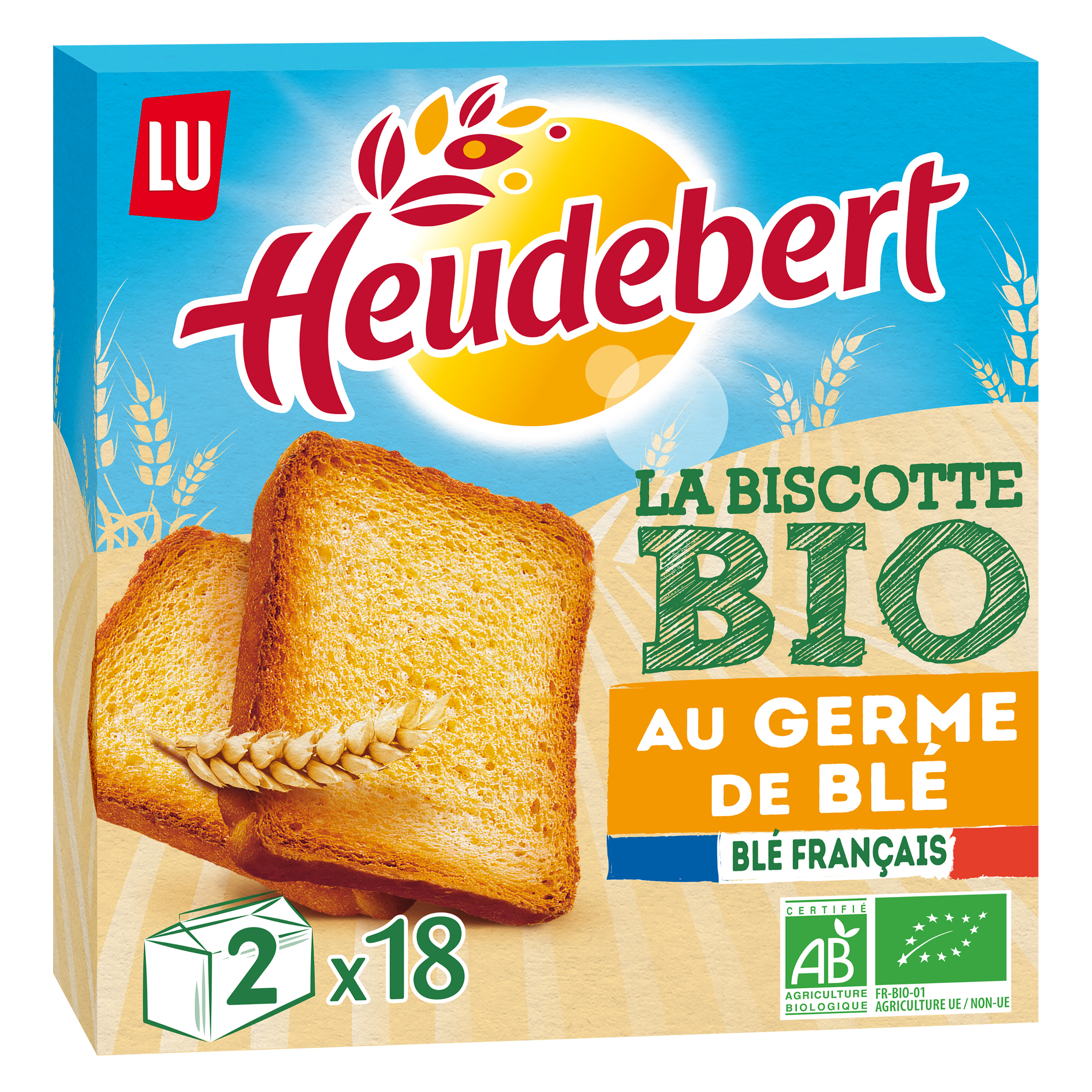 PASQUIER Biscottes sans sucres ajoutés 2x18 biscottes 300g pas cher 