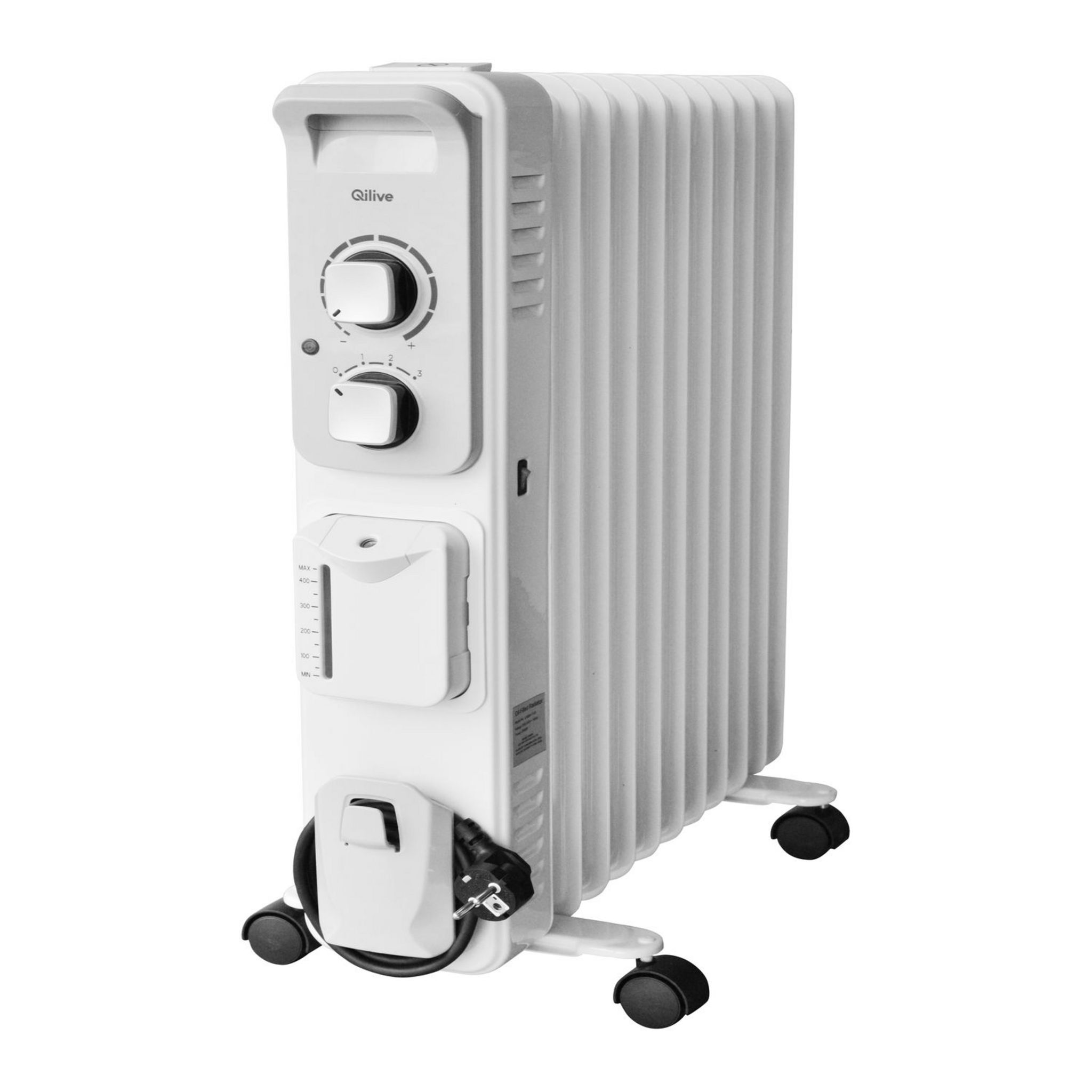 QILIVE Chauffage électrique Q.6118 - Blanc pas cher 