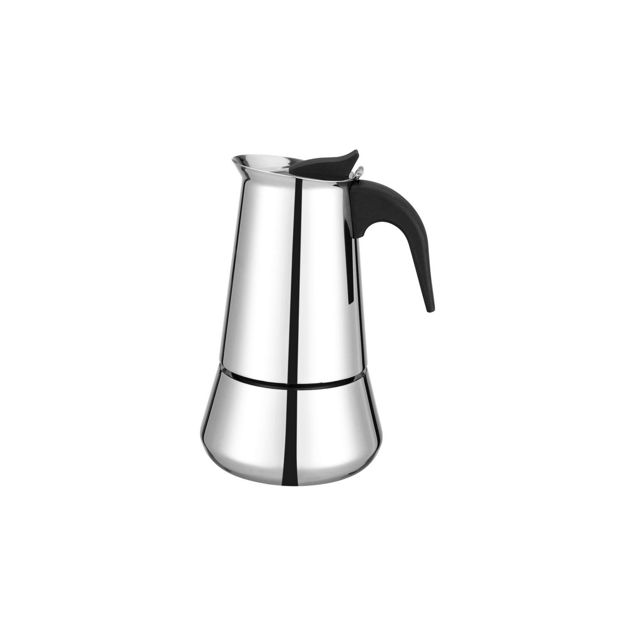 Cafetière Expresso Italienne Induction, Acier Inoxydable 6 Tasses