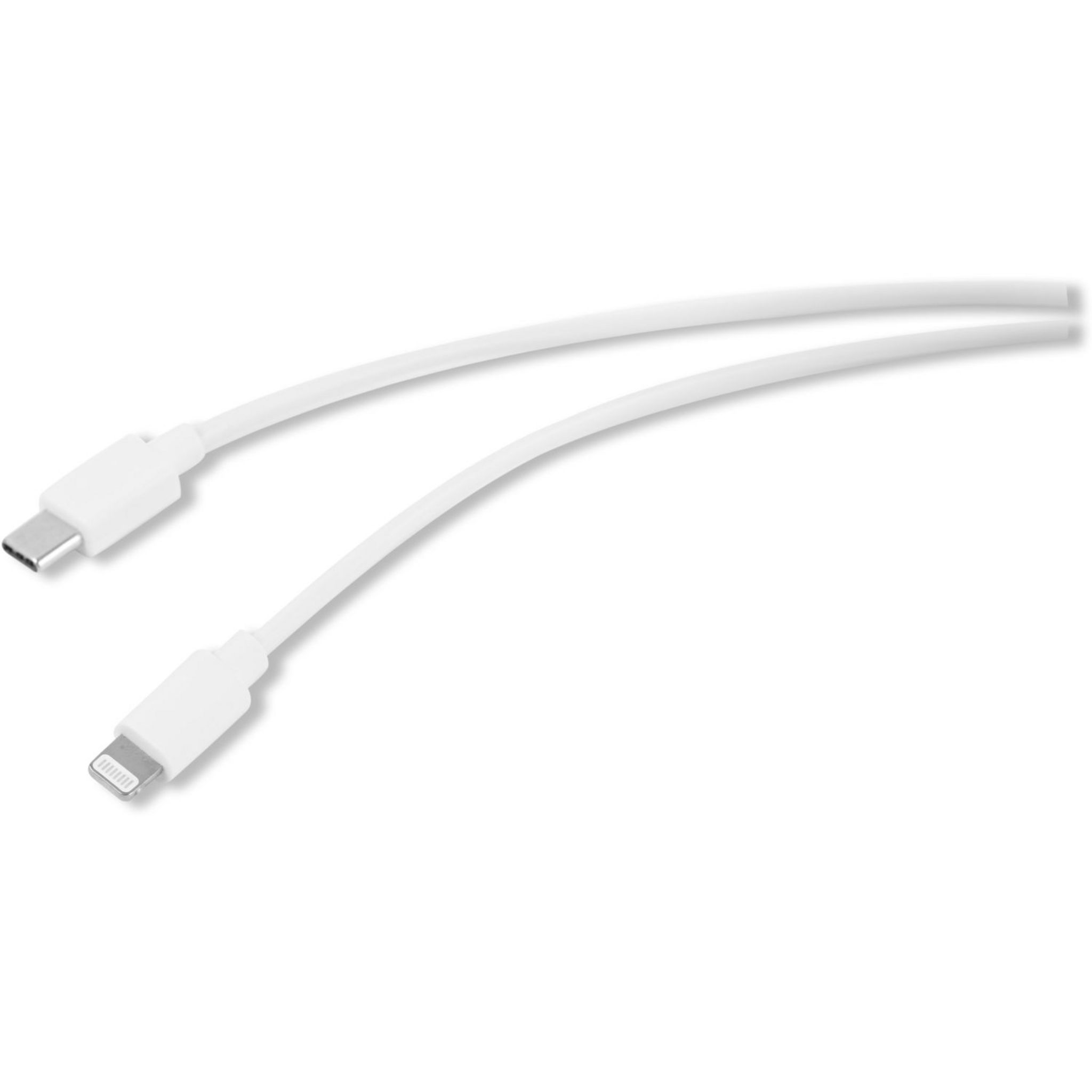 QILIVE Câble Adaptateur USB-C / Lightning 1.2 m Blanc pas cher