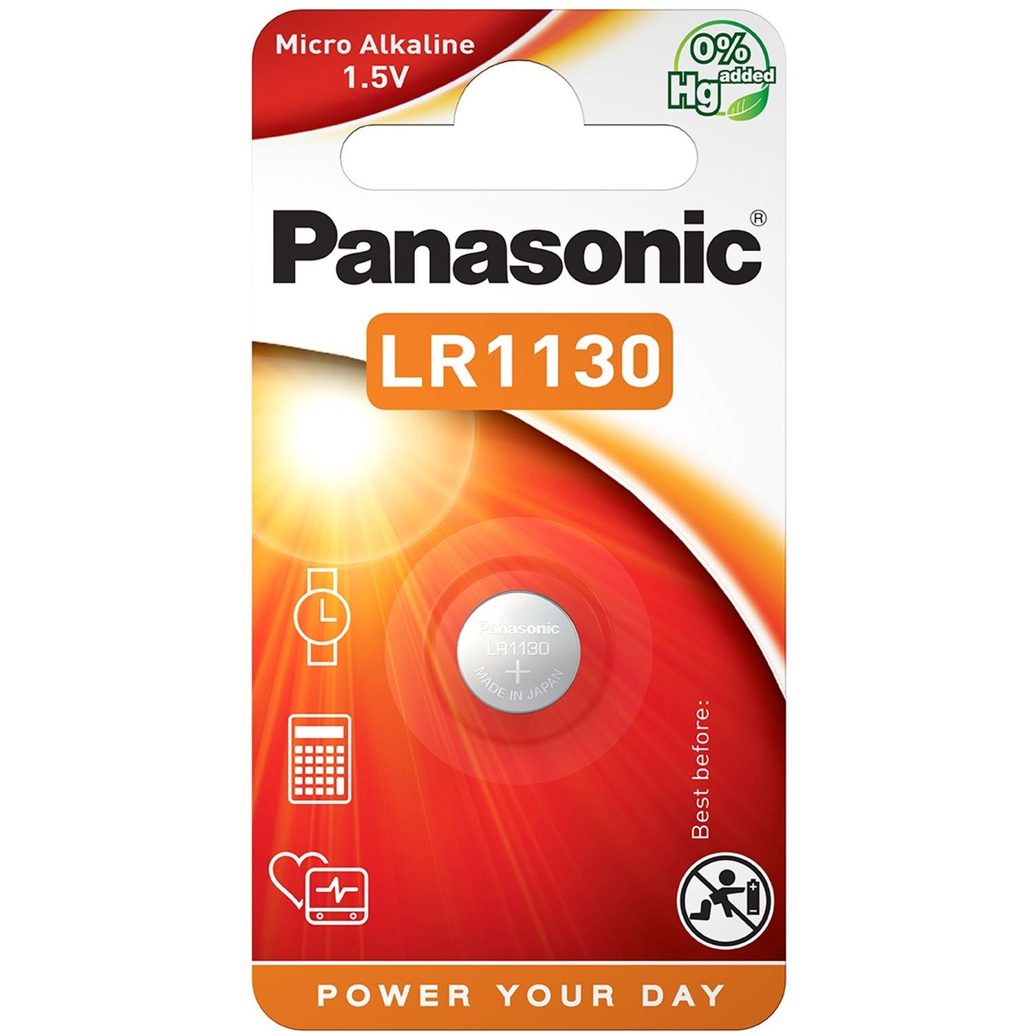 PANASONIC 1 pile LR1130 Micro Alcaline pas cher 