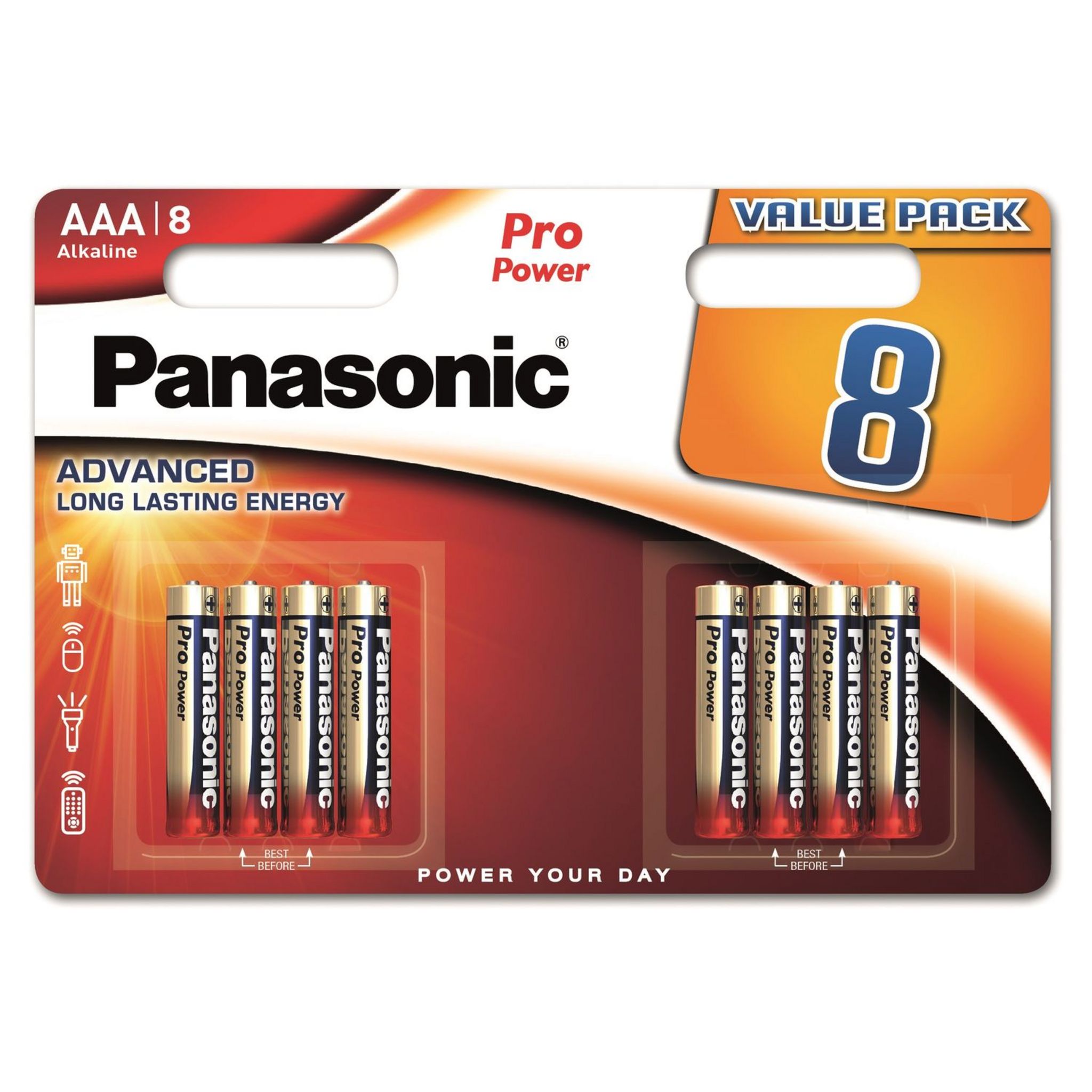 AUCHAN Piles AAA/LR03 alcalines 1.5V standard x4 4 pièces pas cher