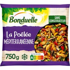 BONDUELLE Poêlée méditérranéenne 5 portions 750g