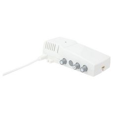 FUJIONKYO Amplificateur antenne TV intérieur - 1 entrée/2 sorties - 422012 - Blanc