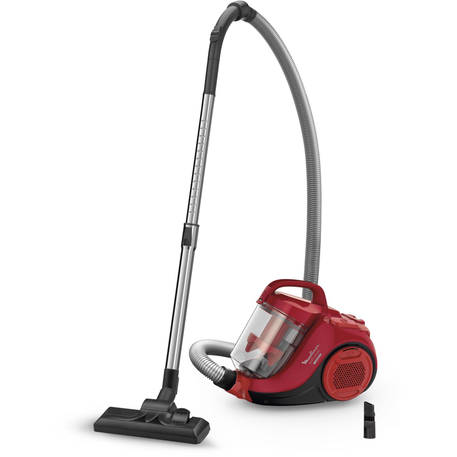 Aspirateur tra neau sans sac MO2913 Rouge