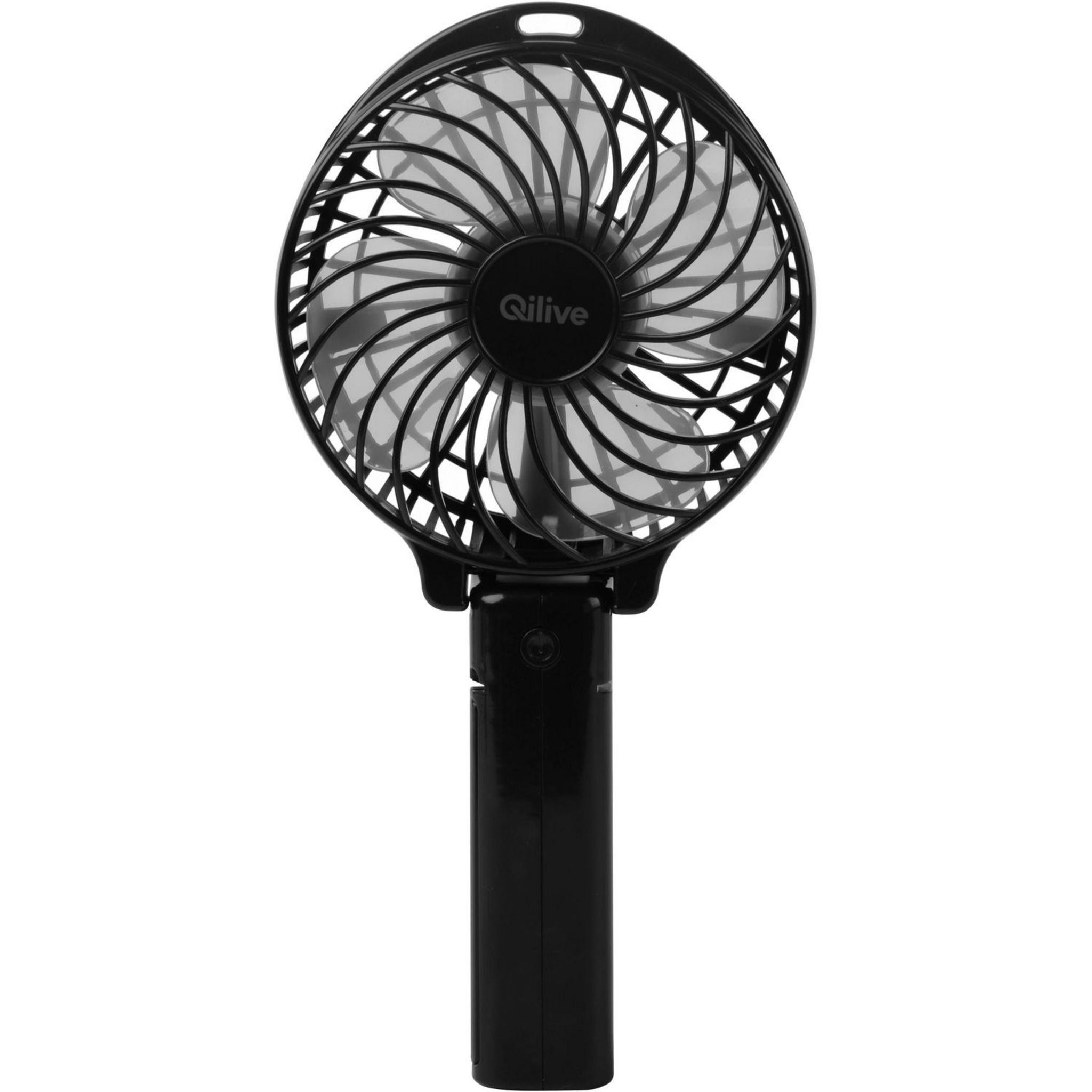 Ventilateur Rechargeable Tour de Cou 26cm Noir