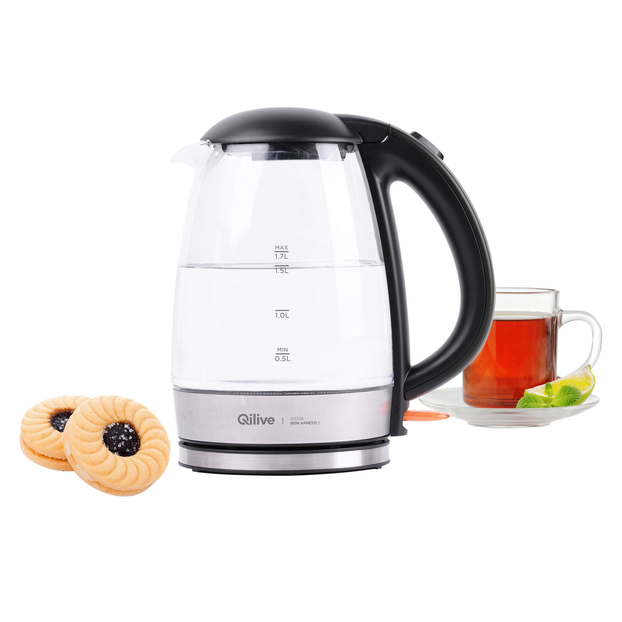 KITCHENCOOK - TEA_TIME - Bouilloire électrique - 2200W